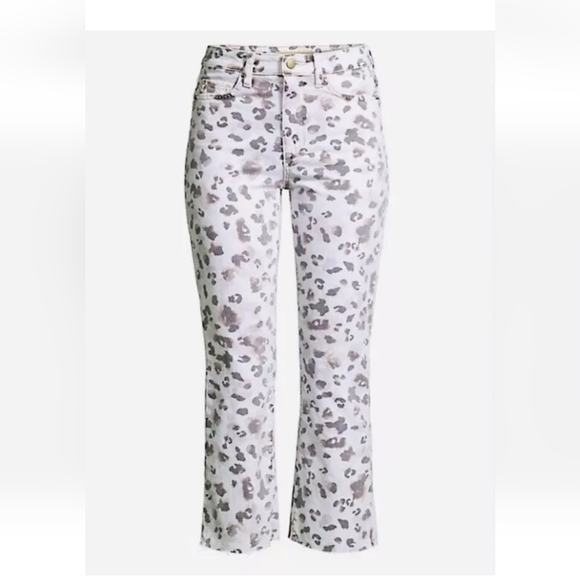 NWT Women's Joe's Jeans The Callie High Rise Cropped Boot Size 32 Leopard Print - Picture 3 of 12